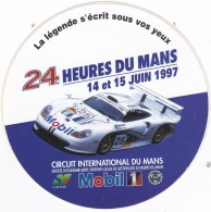 Autocollant Des 24 Heures Du Mans Des 14 Et 15 Juin 1997 - Otros & Sin Clasificación