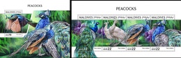 Maldives 2018, Animals, Peacocks, 4val In BF+BF - Paons