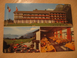 EMMETTEN Heimstatte SPM Spa Thermal Health Cancel Post Card Nidwalden Switzerland - Emmetten