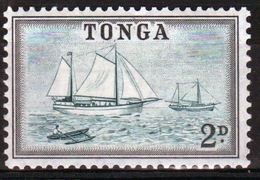 Tonga 1953 Single 2d Turquoise And Black Definitive Stamp. - Tonga (...-1970)