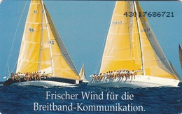 GERMANY - Philips 22 - Breitband-Kommunikation (Sailing Ships), O 0470b-01.93 , 3,000 Tirage ,used - O-Series: Kundenserie Vom Sammlerservice Ausgeschlossen