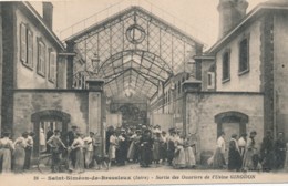 H165 - 38 - SAINT-SIMEON-DE-BRESSIEUX - Isère - Sortie Des Ouvriers De L'usine Girodon - Other & Unclassified