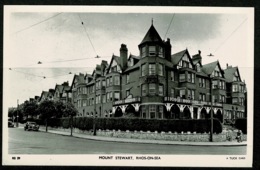 Ref 1230 - Raphael Tuck Real Photo Postcard - Mount Stewart Rhos-on-Sea - Denbighshire Wales - Denbighshire