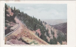 1127 AMERICAN RAIL LINE - COLORADO SPRINGS & CRIPPLE CREEK SHORT LINE - AROUND THE RIM OF SOUTH CHEYENNE CANON - Colorado Springs