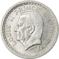 Monnaie, Monaco, Louis II, 2 Francs, Undated (1943), Poissy, SUP, Aluminium - 1922-1949 Louis II