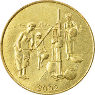 Monnaie, West African States, 10 Francs, 2002, Paris, TTB, Aluminum-Bronze - Côte-d'Ivoire