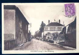 Cpa Du 39 Gendrey Rue Richebourg    SEPT18-35 - Gendrey