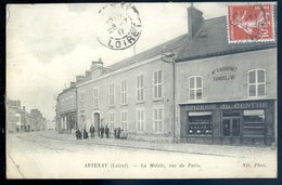 Cpa Du 45 Artenay La Mairie Rue De Paris   SEPT18-36 - Artenay