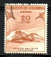 COLOMBIE. PA 242 De 1959-60 Oblitéré. Mont Ruiz. - Berge