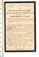 DP 7161 - RENE DEBEUF - GHELUWE 1883 + GOYCK 1918 - Images Religieuses