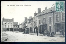 Cpa Du 45  Artenay Rue Du Commerce   SEPT18-37 - Artenay