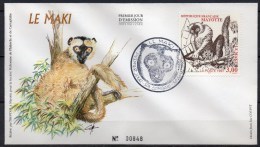 Mayotte - 1997 - FDC - Le Maki - Storia Postale