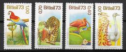 BRASIL - YVERT N° 1084/1087 ** MNH - COTE = 30 EUR. - OISEAUX - Unused Stamps