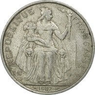 Monnaie, French Polynesia, 5 Francs, 1987, Paris, TB, Aluminium, KM:12 - Frans-Polynesië