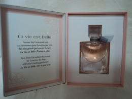 LANCOME " LA VIE EST BELLE" MINI  EDP 4 ML  BOITE LUXE  LIRE ET VOIR !! - Miniatures Femmes (avec Boite)