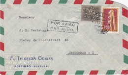 PORTUGAL AIRMAIL COVER - PORTIMÃO To AMSTERDAM - HOLAND - NETHERLAND - Lettres & Documents