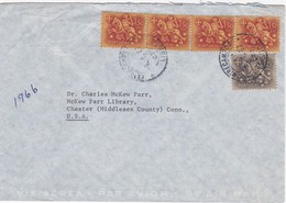 PORTUGAL AIRMAIL COVER - LISBOA   To U.S.A. - Lettres & Documents