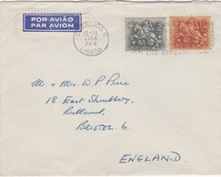 PORTUGAL AIRMAIL COVER - LISBOA   To ENGLAND - Lettres & Documents