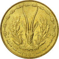 Monnaie, West African States, 5 Francs, 1985, Paris, SUP - Elfenbeinküste
