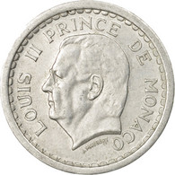 Monnaie, Monaco, Louis II, Franc, Undated (1943), Poissy, TTB, Aluminium - 1922-1949 Louis II
