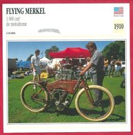 Flying Merkel 1000 Cm3 De Motodrome. Moto De Course. 1910. Etats Unis. Quand L'Amérique Ne Rêvait Qu'aux Motodromes. - Deportes