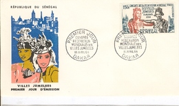 EnveloppePremier Jour  Congrès Mondiale Des Villes Jumelées  18  Avril 1964  DAKAR- République Du  Sénégal - Emissions Communes