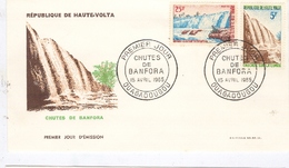 Enveloppe Premier Jour  Chutes  De Banfora  15  Avril 1965  OUAGADOUGOU - République Du  Sénégal - Geography