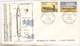 Enveloppe Premier Jour  Pirogues Du Sénégal  DAKAR- République Du  Sénégal - Sonstige (See)