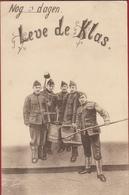 Oude Postkaart Afzwaaifoto Leve De Klas Belgisch Leger Armee Belge Belgian Army Soldaat Soldiers Soldats - Barracks