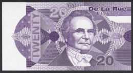 Test Note DE LA RUE "Babbage 20 Pds", Typ 3, Testnote, , Eins. Druck, RRRRR, UNC, SPECIMEN, Brandneu - Autres & Non Classés