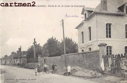 MAROLLES-LES-BRAULTS ECOLE NOTRE-DAME ET ROUTE DE COURGAINS 72 SARTHE - Marolles-les-Braults