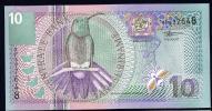 SURINAME : Banconota 10 Gulden 2000 - P147 - FDS - Suriname