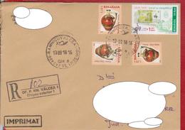 LETTER REGISTERED ROMANIA NICE STAMPS CERAMICS - Covers & Documents