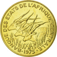 Monnaie, États De L'Afrique Centrale, 25 Francs, 1975, Paris, ESSAI, SPL - Camerun