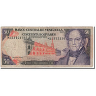 Billet, Venezuela, 50 Bolivares, 1992-12-08, KM:65d, B+ - Venezuela