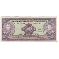 Billet, Venezuela, 10 Bolívares, 1995-06-05, KM:61d, TB+ - Venezuela