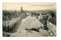 Jette-St-Pierre -Place Communale - Vue Générale / 1915 Deutsches Reich Militair - Jette