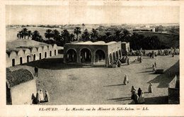 ALGERIE EL OUED LE MARCHE VU DU MINARET DE SIDI SALEM - El-Oued