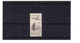 EDY 904 - POLONIA , Posta Aerea N. 52 Usato. Piega - Used Stamps