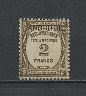 ANDORRE 1931 TAXE N° 14 ** Neuf MNH  Luxe 510 € - Ungebraucht