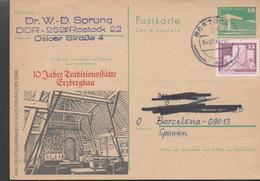 30185. Entero Postal ROSTOCK (Alemania DDR) 1984. 10 Jahre Traditions Erzbergbau - Private Postcards - Used