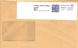 EMA RED METER STAMP ABSENDER FREISTEMPEL AFS ALLEMAGNE DEUTSCHLAND CARGO TRUCK LKW CAMION TRANSPORT - Trucks