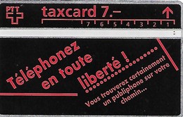 PTT: V-18C 208L FD Genève - Téléphonez En Toute Liberté - Suisse