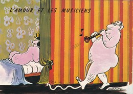 Illustrateurs - Signés > Lassalvy  " L'amour Et Les Musiciens " - Lassalvy