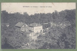 CPA - SEINE SAINT DENIS - SEVRAN A VOL D'OISEAU - QUARTIER DE LA GARE - Le Café De La Gare - Sevran