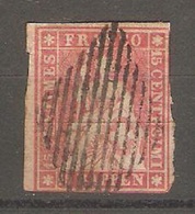 Timbre De 1854 ( Suisse Strubel N°24 A ) - Usati