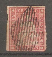 Timbre De 1854 ( Suisse Strubel N°24 A ) - Gebraucht