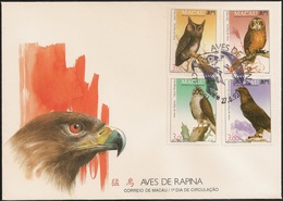 Macau Macao Chine FDC 1993 - Aves De Rapina - Birds Of Prey - MNH/Neuf - FDC