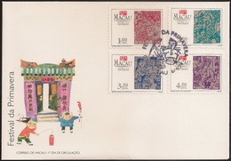 Macau Macao Chine FDC 1994 - Usos E Costumes - Festival Da Primavera - Spring Festival Of Lunar New Year - MNH/Neuf - FDC