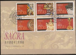 Macau Macao Chine FDC 1994 - Vitrais E Arte Sacra - Religious Art - MNH/Neuf - FDC